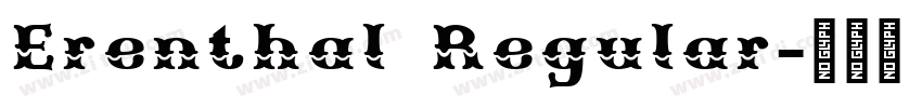 Erenthal Regular字体转换